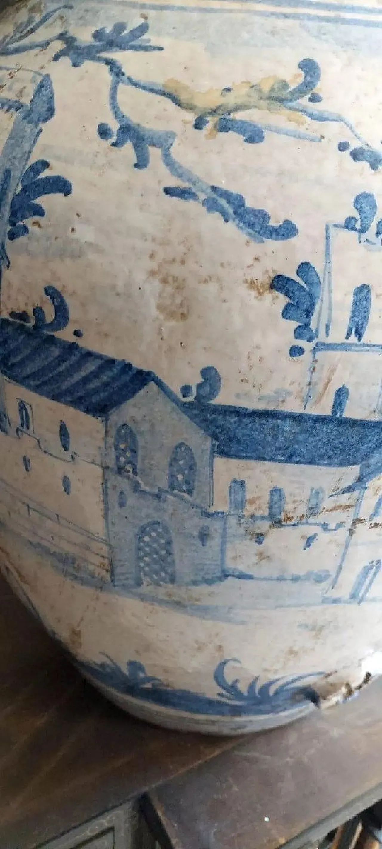 Vaso in maiolica napoletana, '800 8