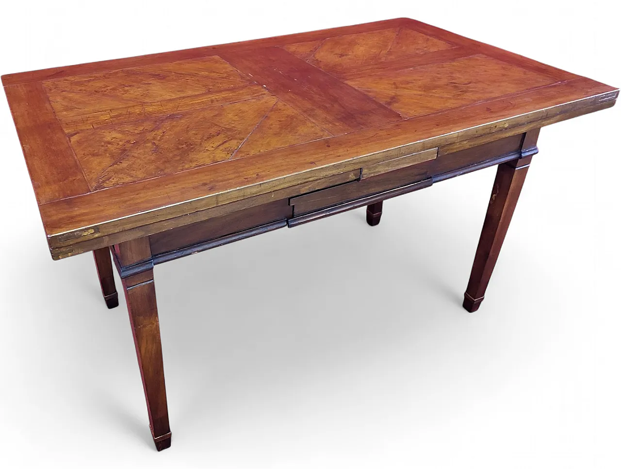 Extendable walnut table, 19th century 8