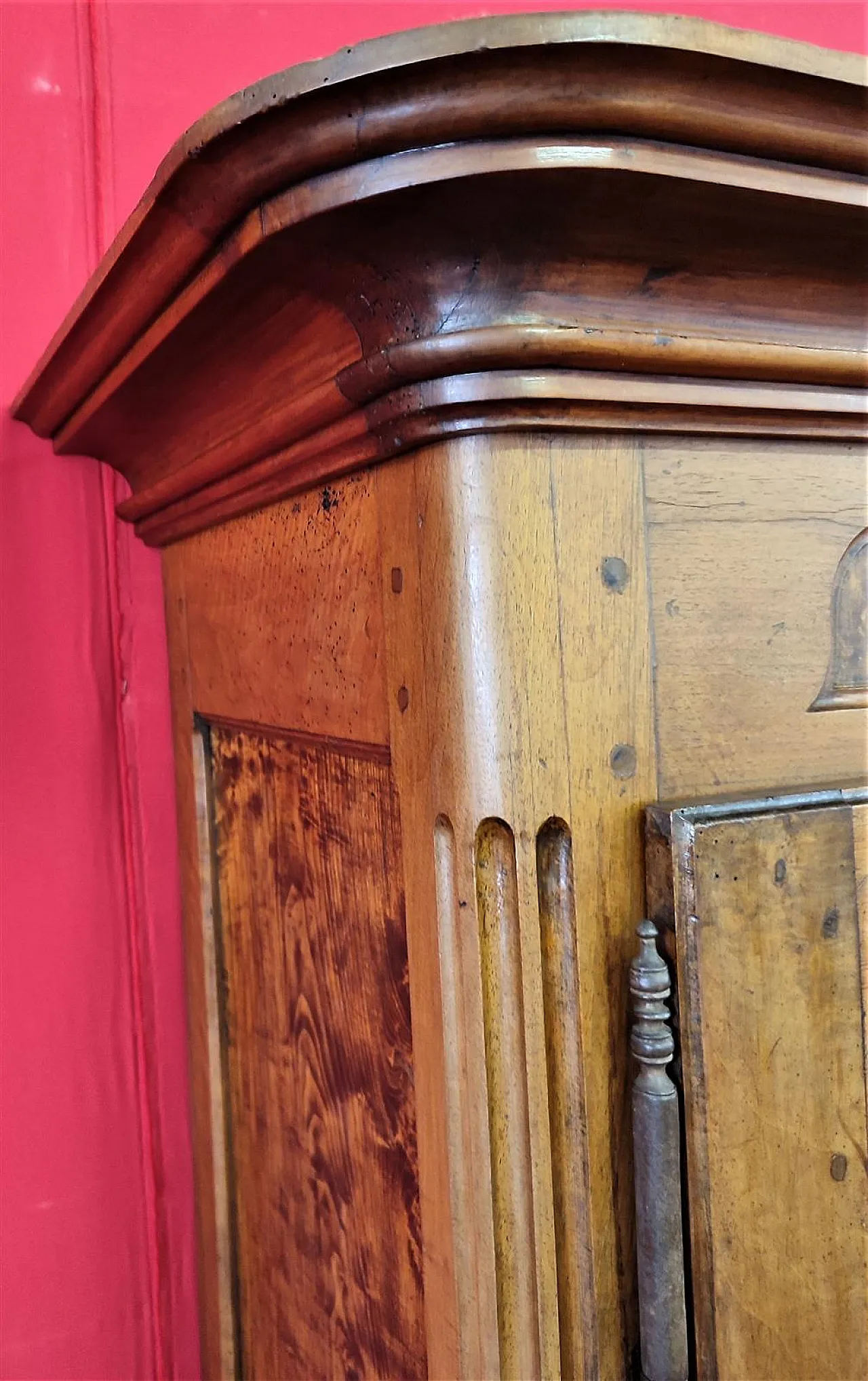 Credenza provenzale in noce con alzata, '700 9