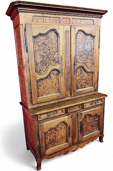 Provençal walnut sideboard with riser, 18th century
