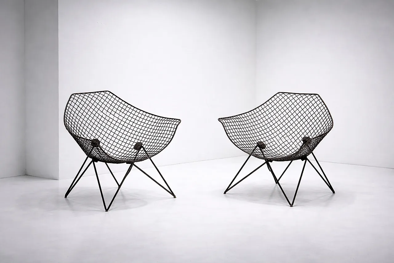 Coppia di poltrone modello Du 43 di Gastone Rinaldi per Rima, anni '50 11