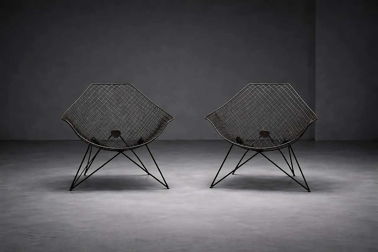 Coppia di poltrone modello Du 43 di Gastone Rinaldi per Rima, anni '50 14