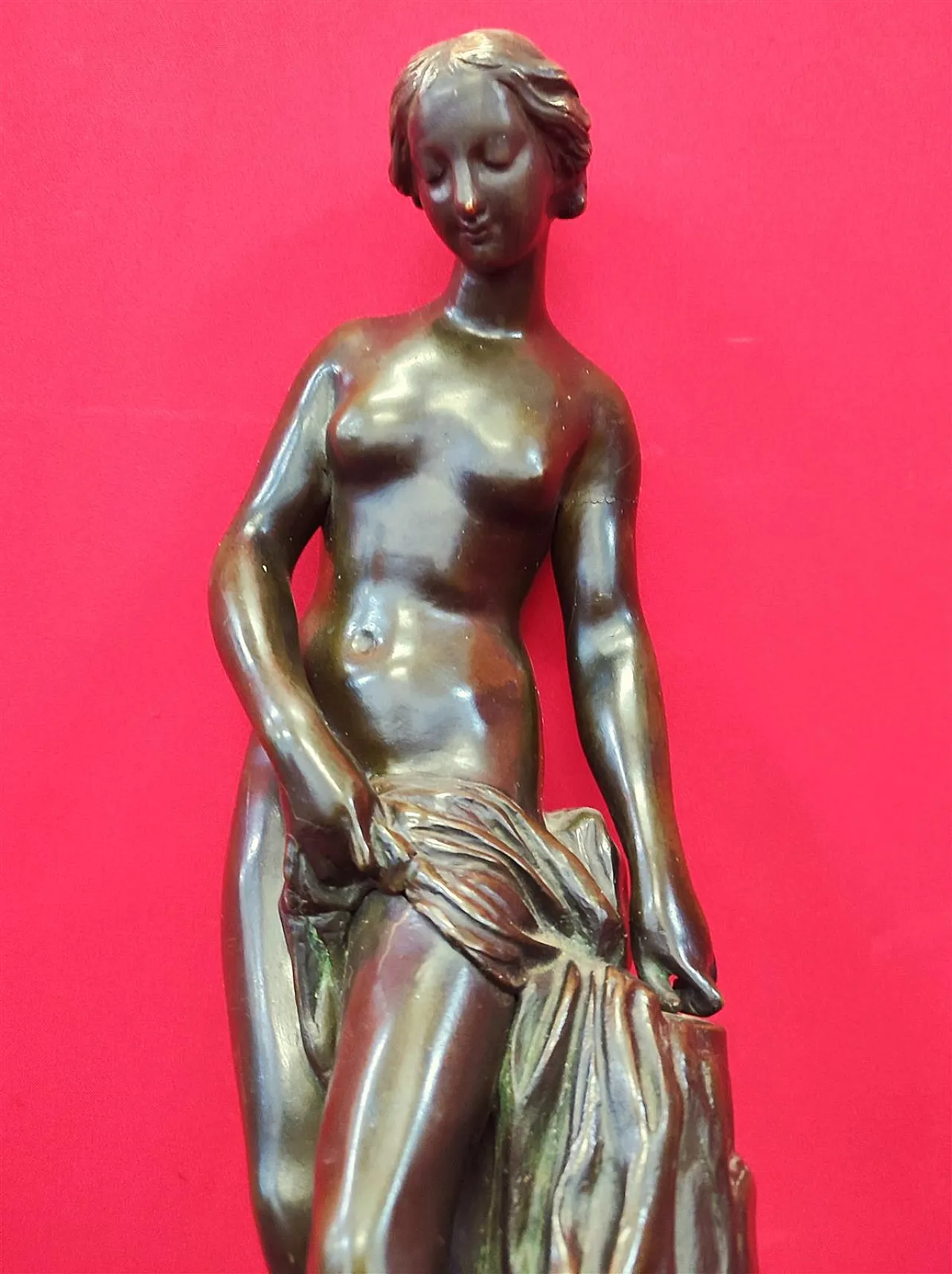 La bagnante di Étienne-Maurice Falconet, scultura in bronzo, '700 4