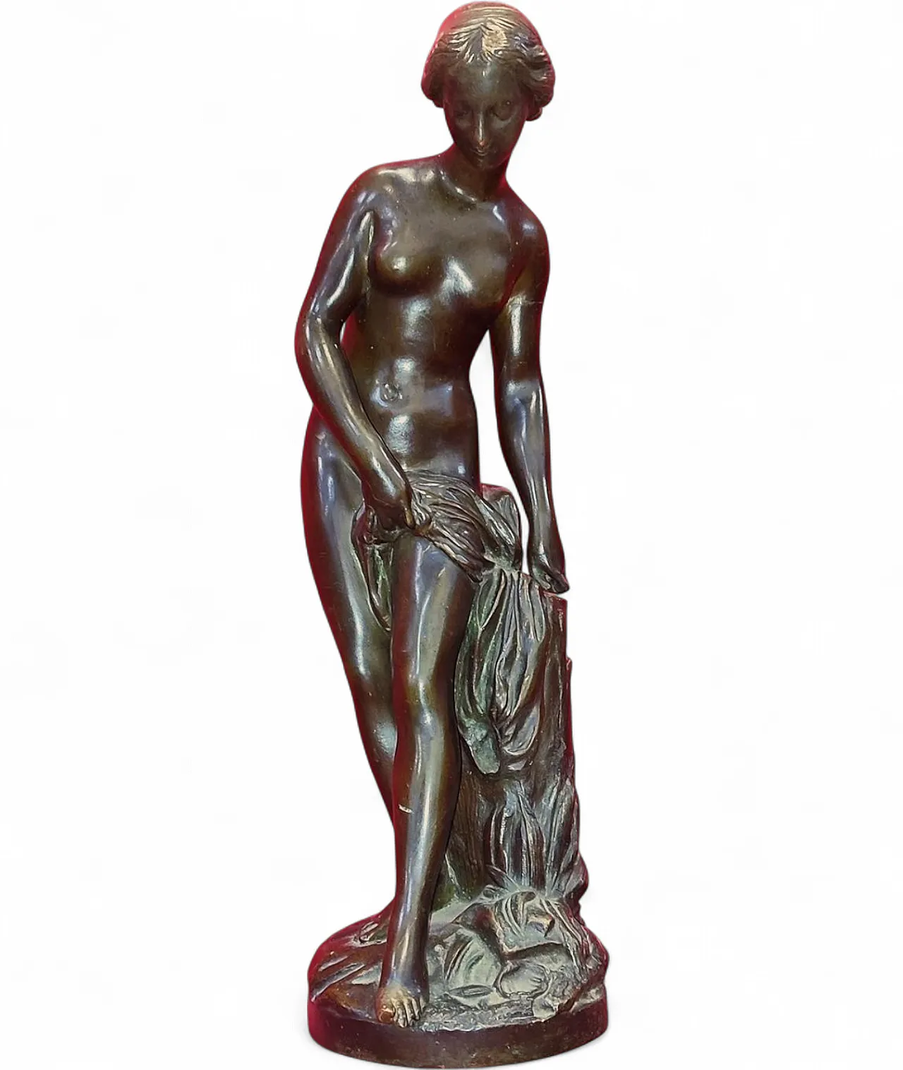 La bagnante di Étienne-Maurice Falconet, scultura in bronzo, '700 10