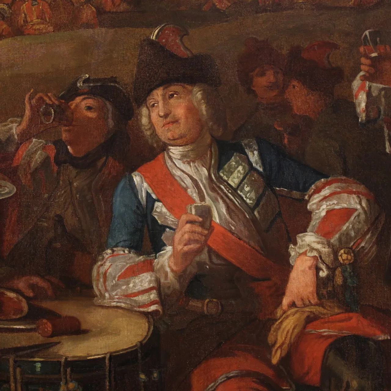 Quadro francese, fermata dei granatieri, '700 12