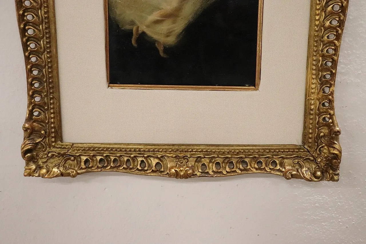 Olio su tavola, allegoria della primavera, '800 6