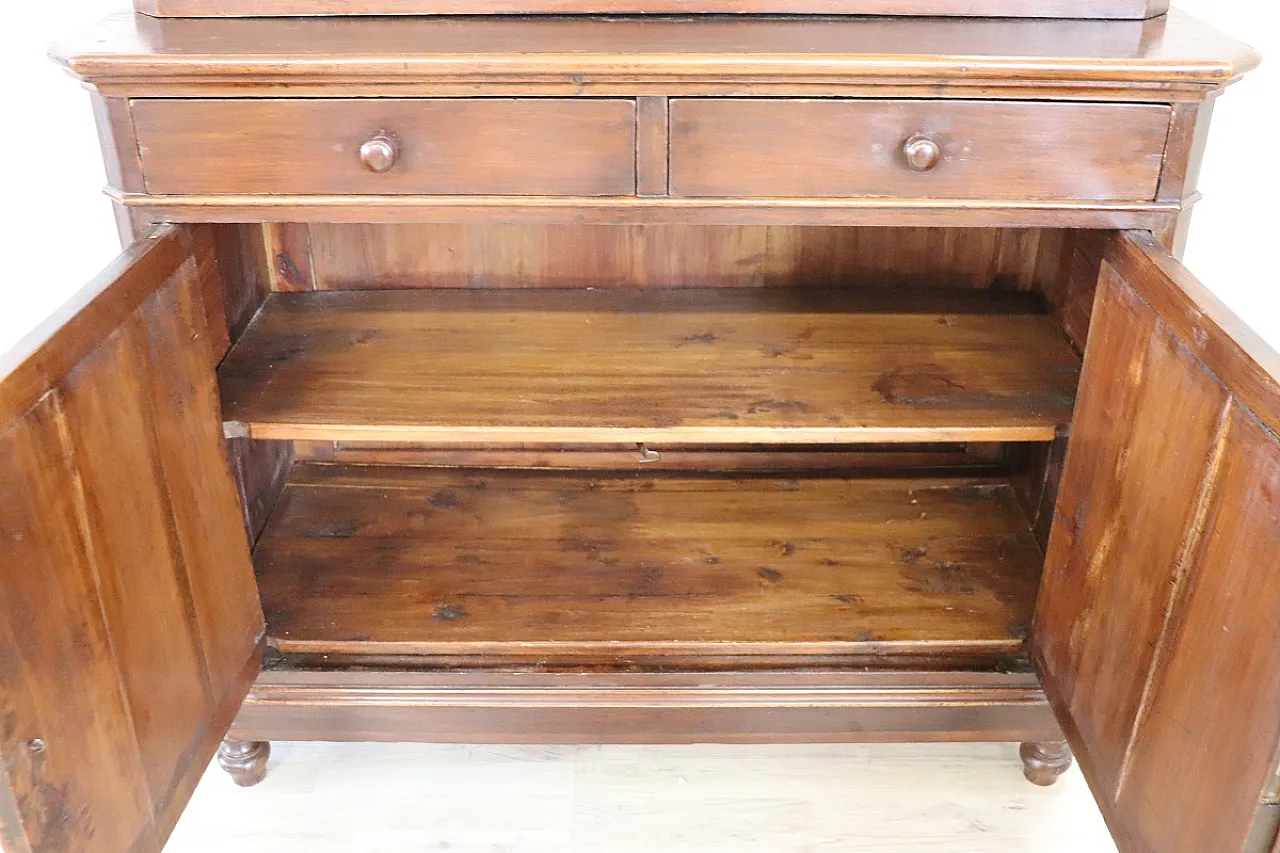 Walnut veneered sideboard, 19th century 9