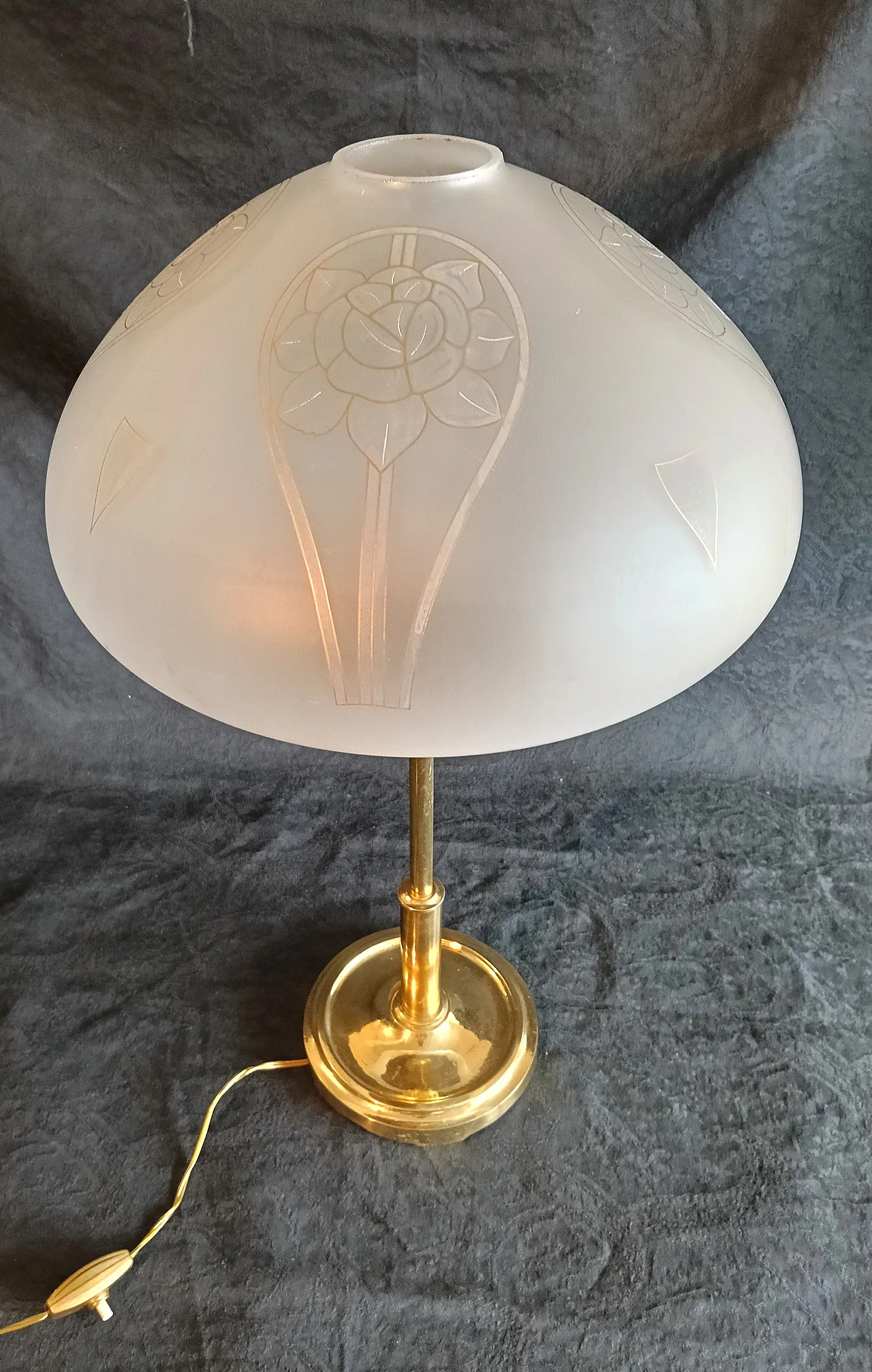 Art Nouveau style table lamp, mid-20th century 4