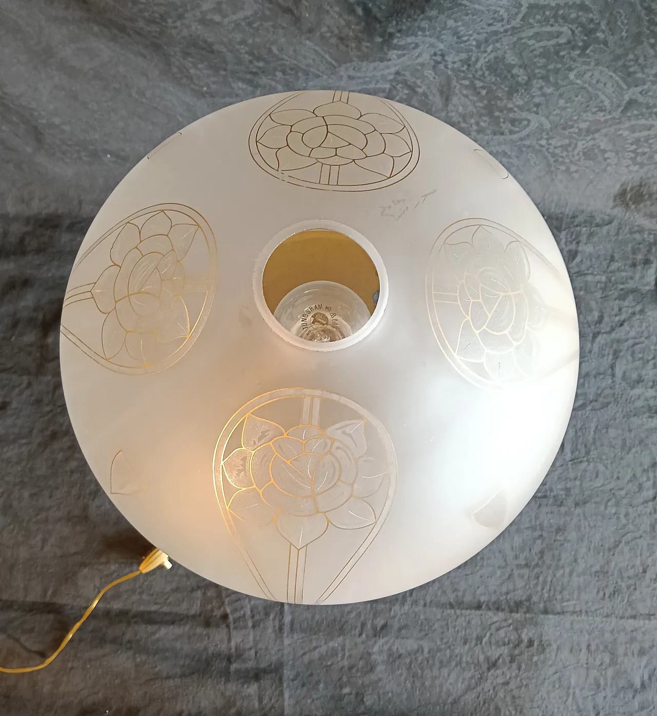 Art Nouveau style table lamp, mid-20th century 7