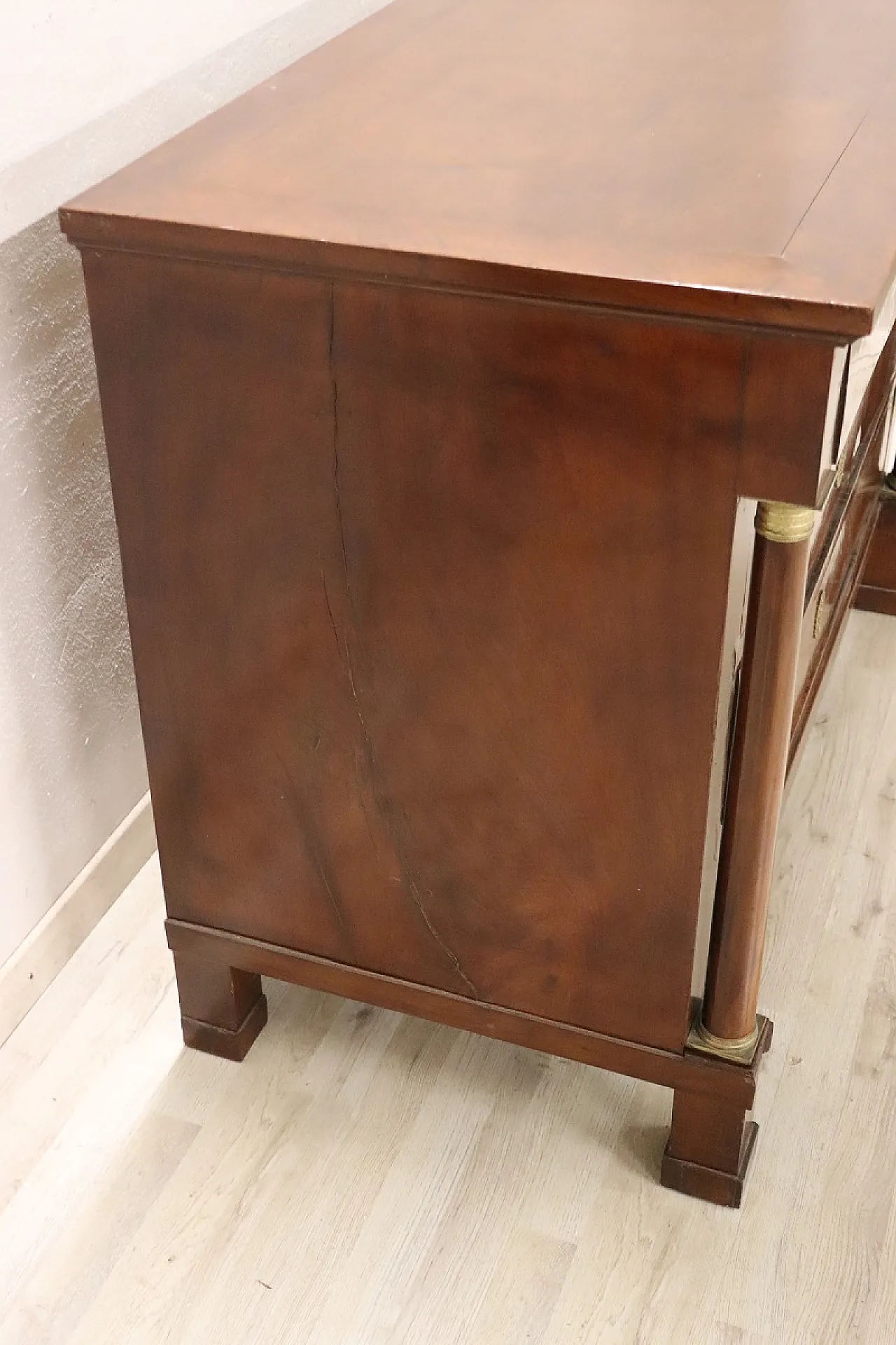 Comò in noce epoca Impero, primi '800 3