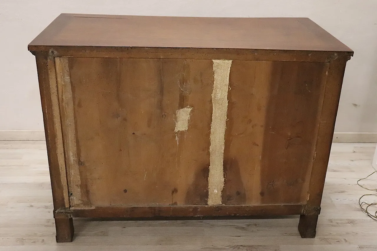 Comò in noce epoca Impero, primi '800 14