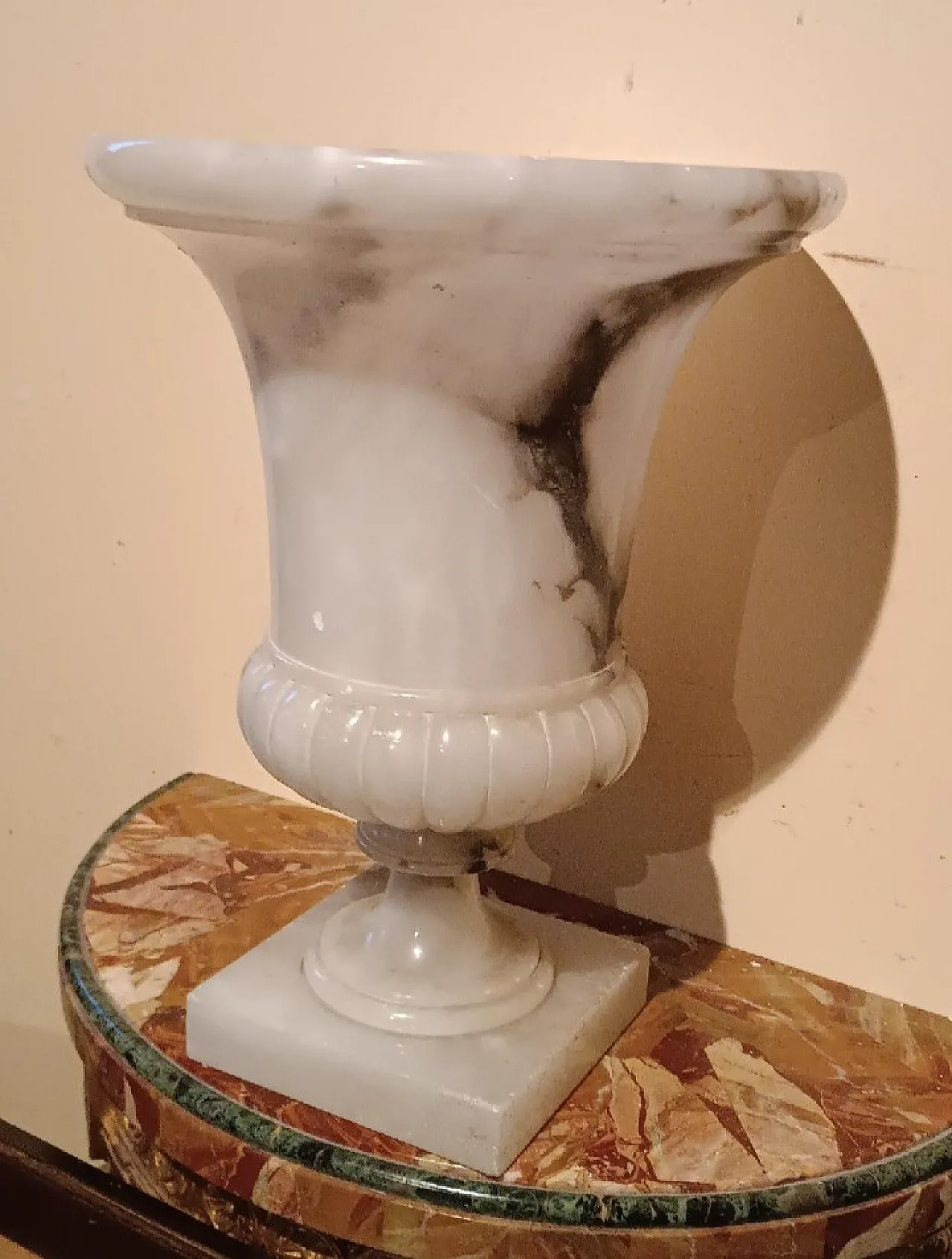 Medici alabaster crater vase, 1950s 7