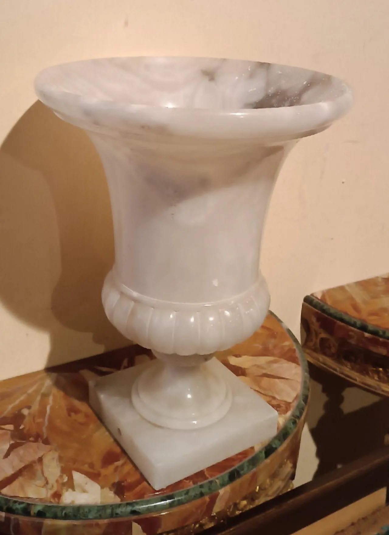 Medici alabaster crater vase, 1950s 8