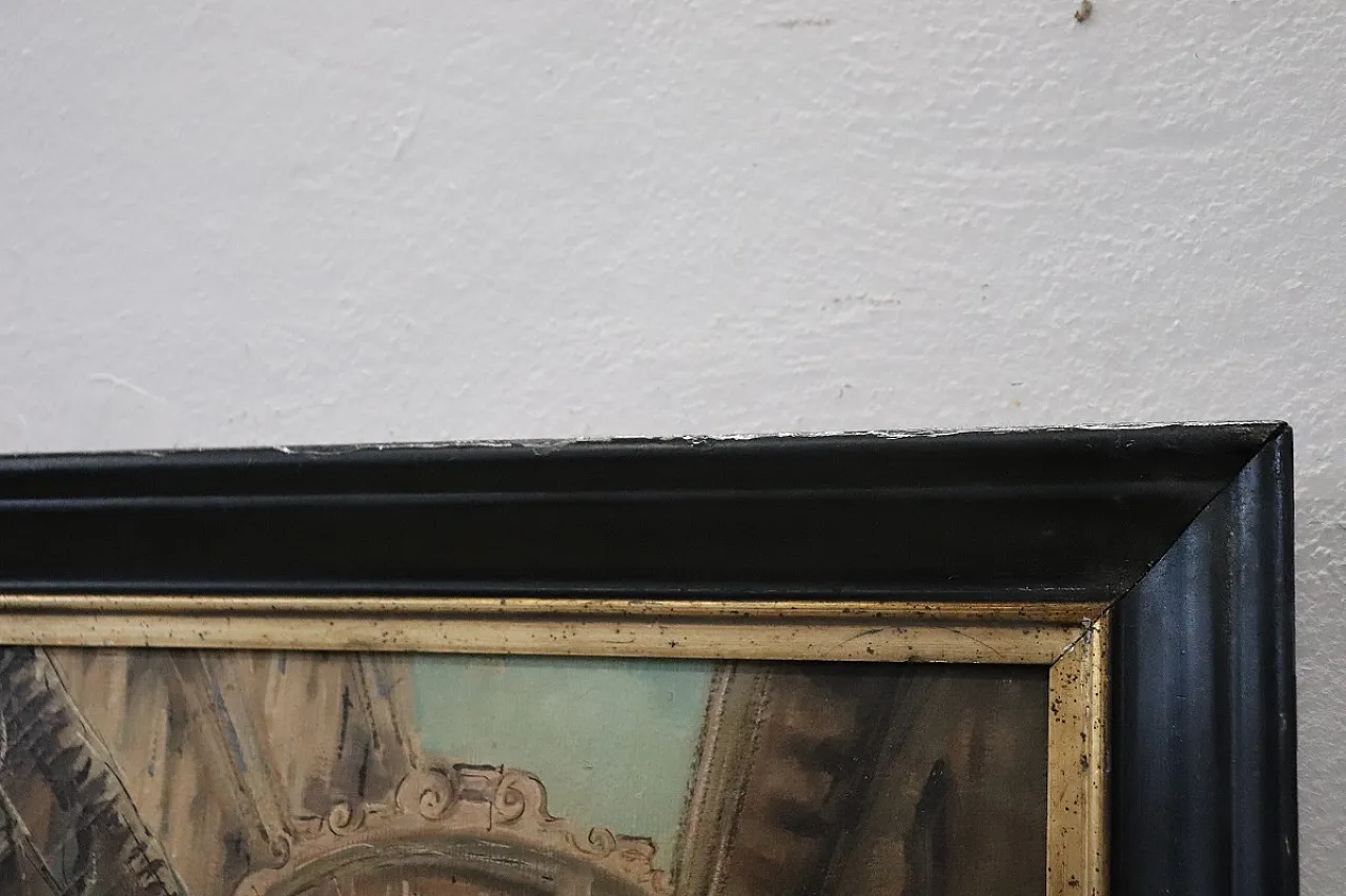 Olio su tela, Venezia il Ponte dei Sospiri, firma C. Rizzi '900 7