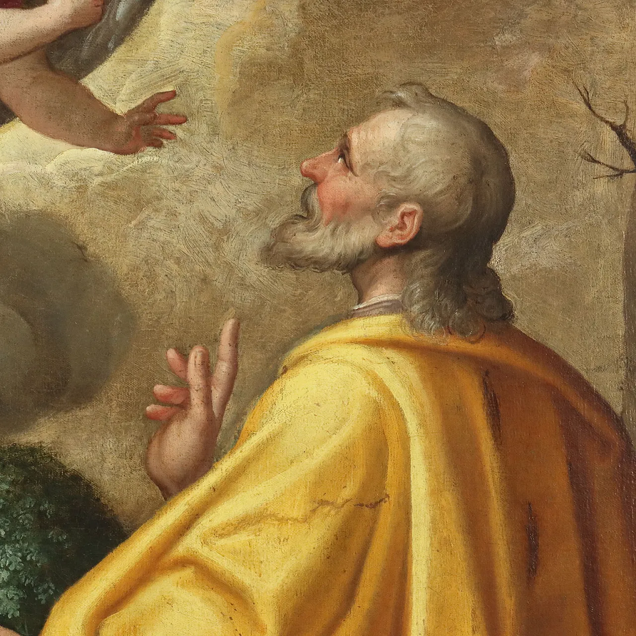 Olio su tela, scuola lombarda, fine '600 4