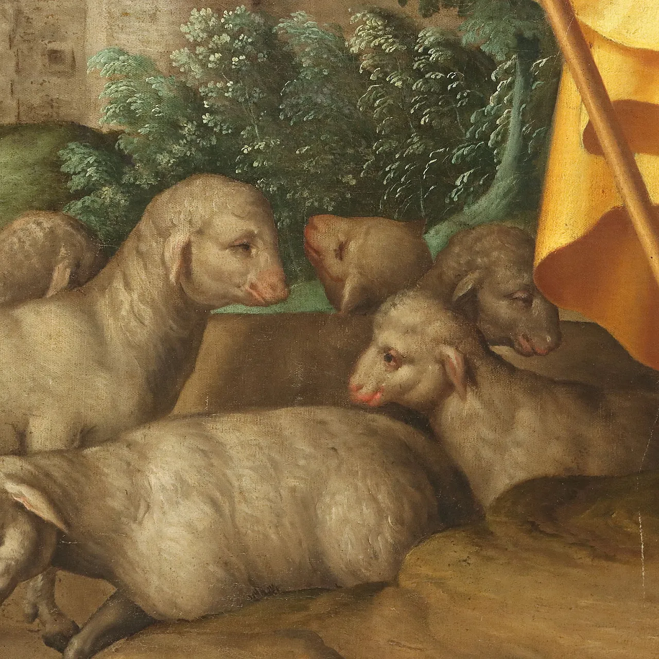 Olio su tela, scuola lombarda, fine '600 7