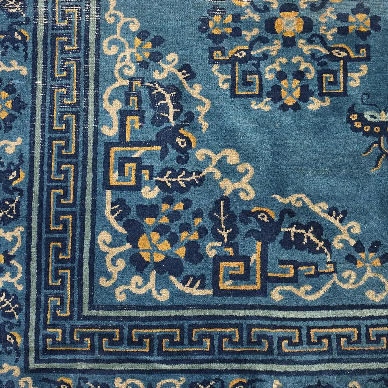 Tappeto Pechino in cotone e lana, nodo extrafine, fatto a mano, '900 8