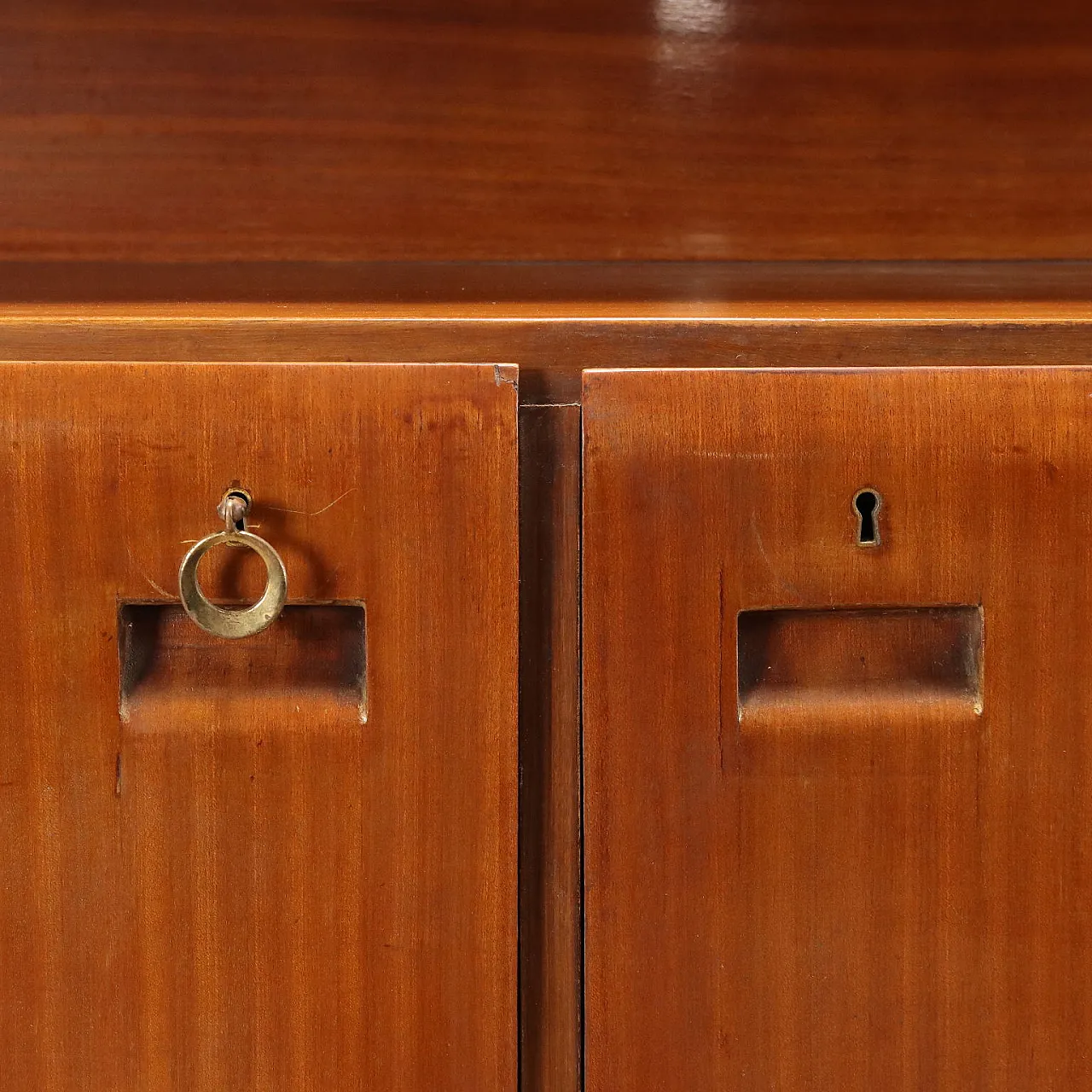 Mobile con impiallacciatura in mogano, '900 4