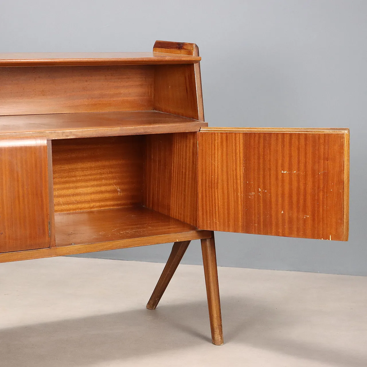 Mobile con impiallacciatura in mogano, '900 7