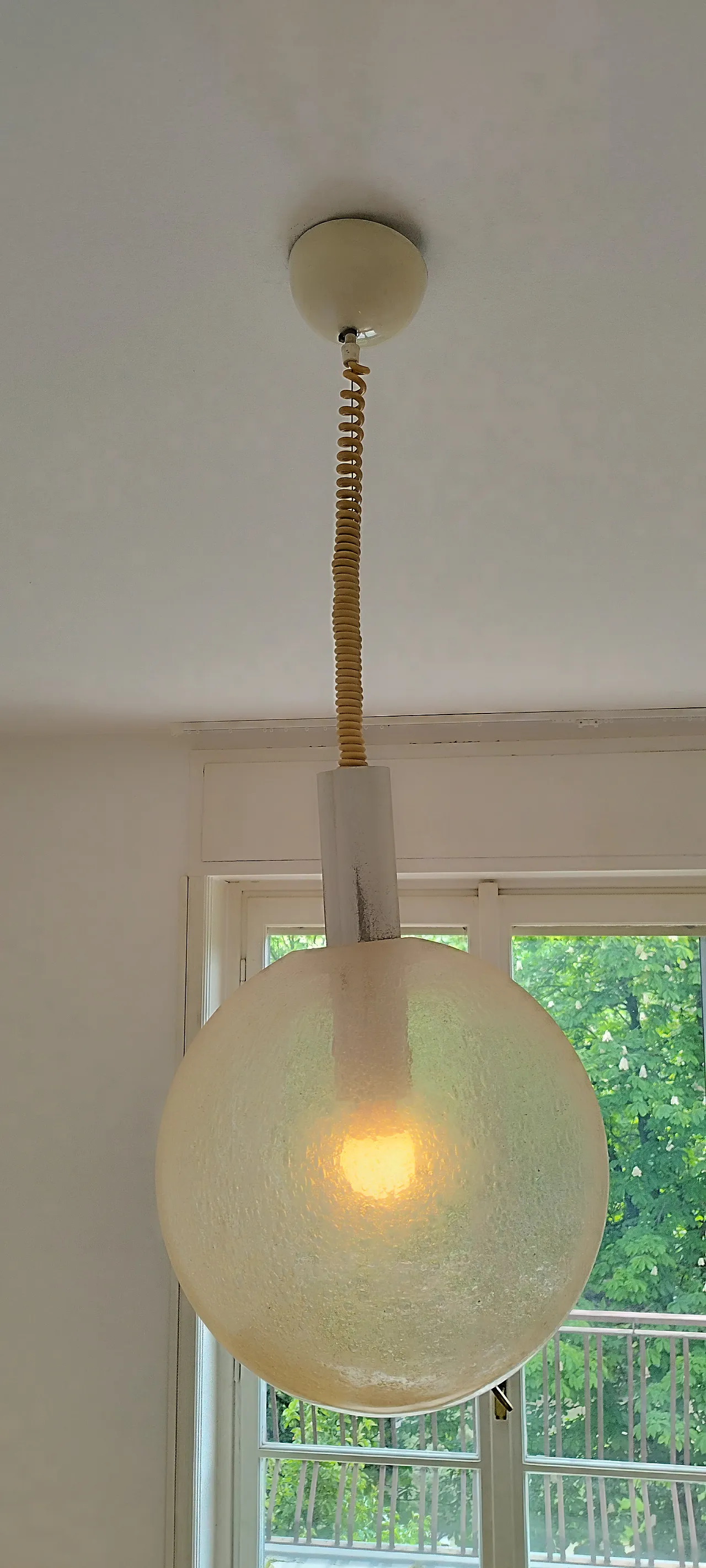 Lampadario Sfera di Tobia & Afra Scarpa per Flos, anni '60 3