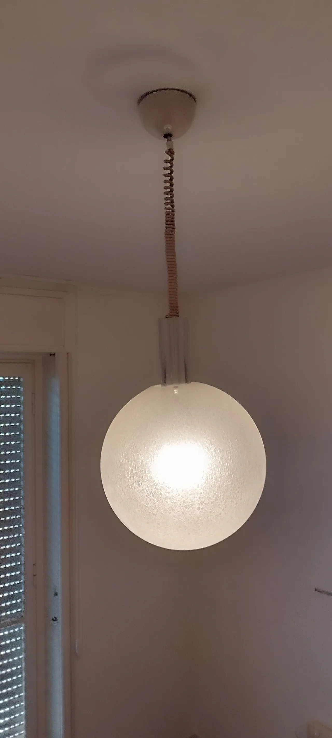 Lampadario Sfera di Tobia & Afra Scarpa per Flos, anni '60 9