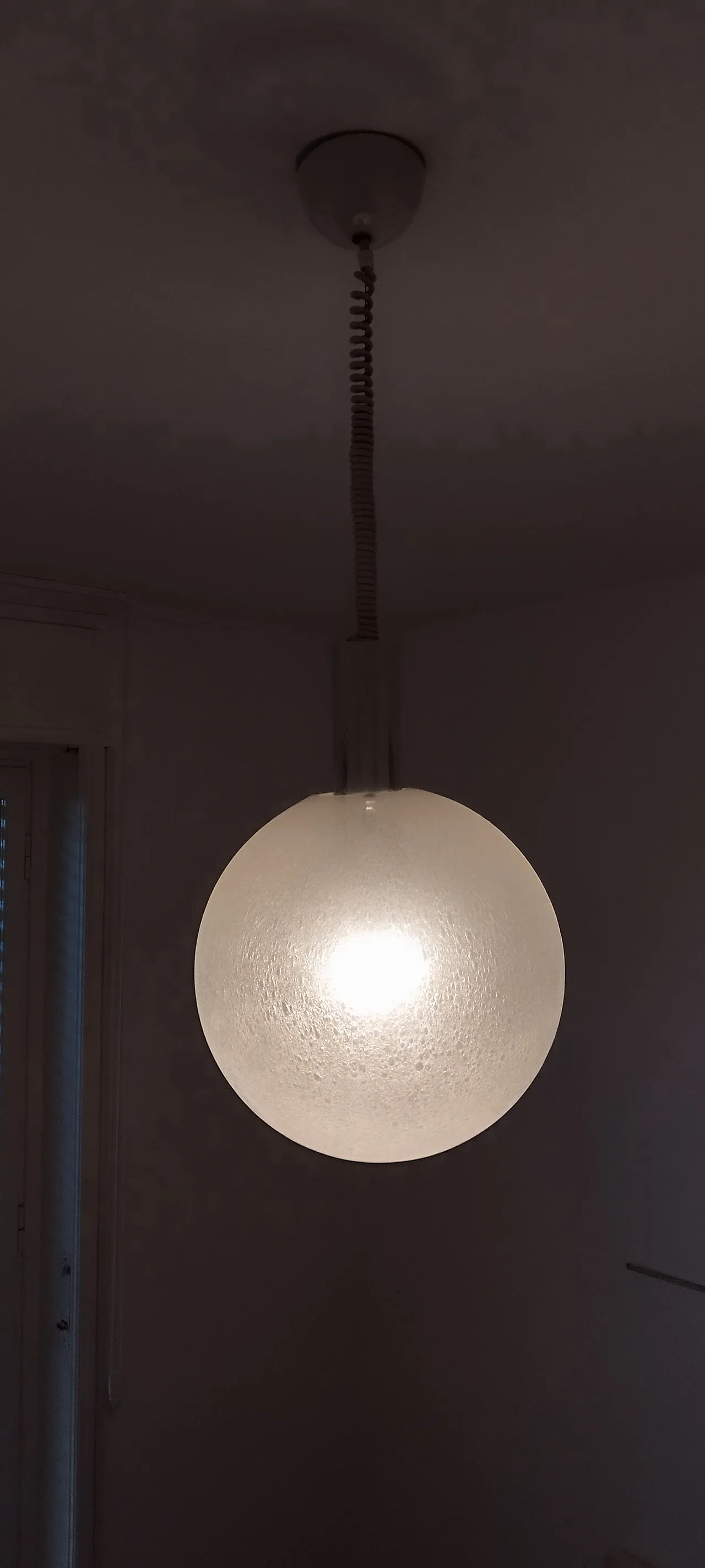 Lampadario Sfera di Tobia & Afra Scarpa per Flos, anni '60 10