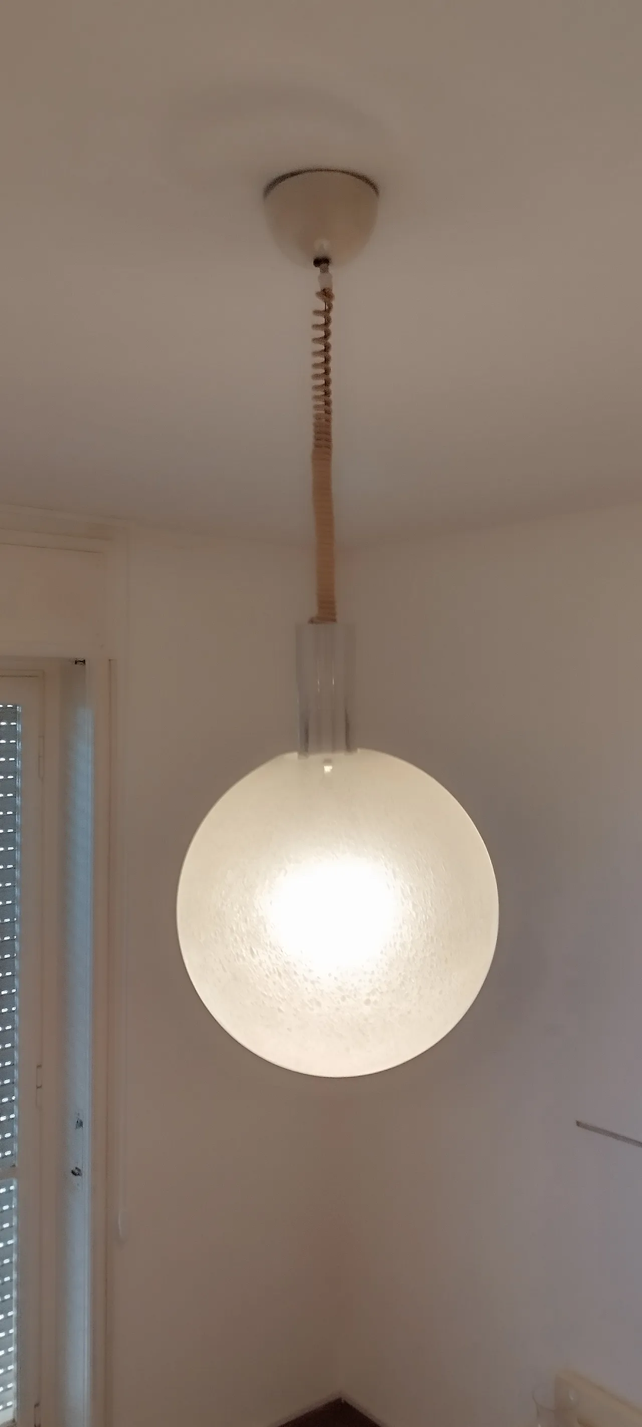Lampadario Sfera di Tobia & Afra Scarpa per Flos, anni '60 13