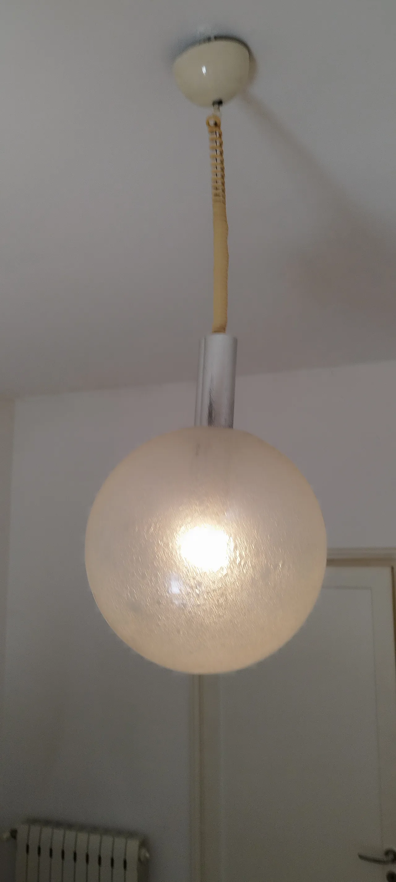 Lampadario Sfera di Tobia & Afra Scarpa per Flos, anni '60 23