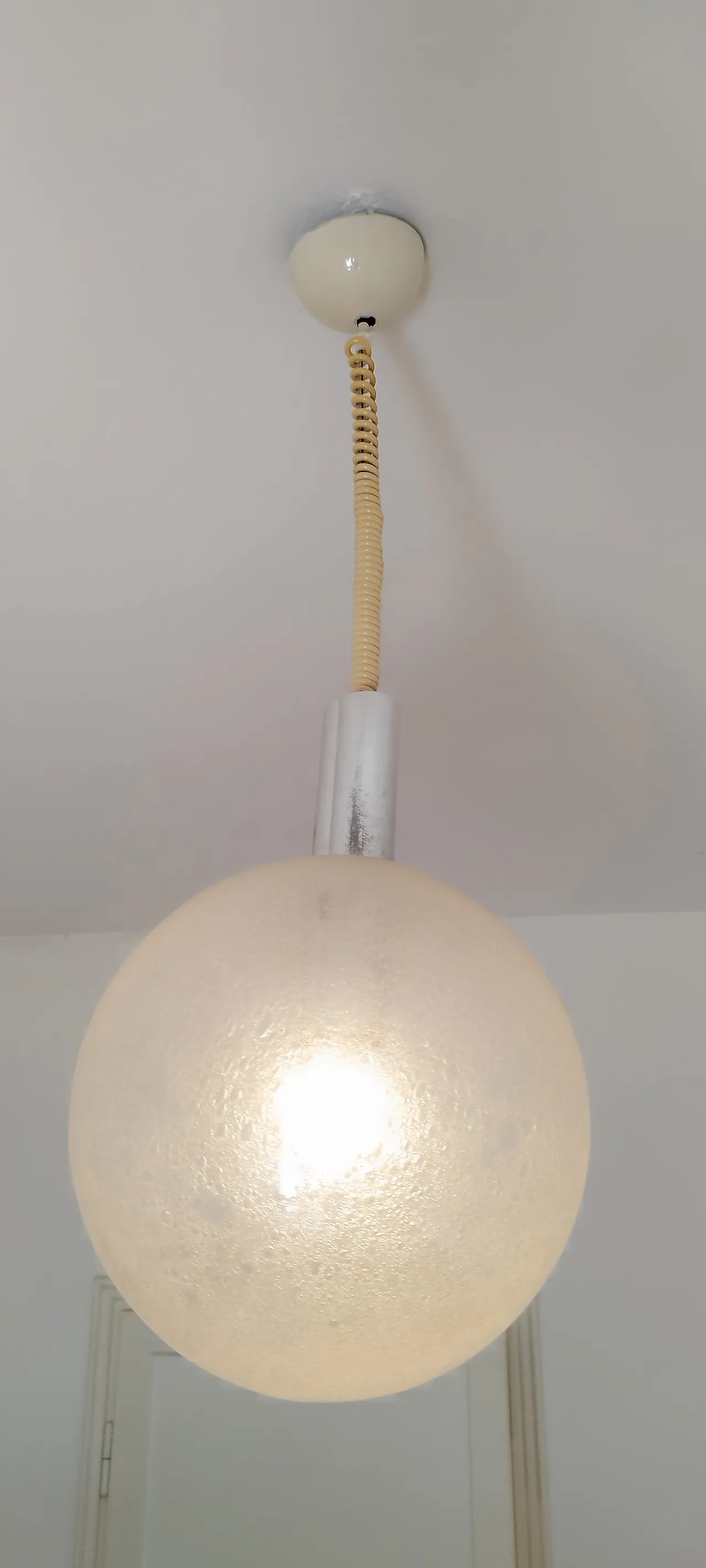 Lampadario Sfera di Tobia & Afra Scarpa per Flos, anni '60 24