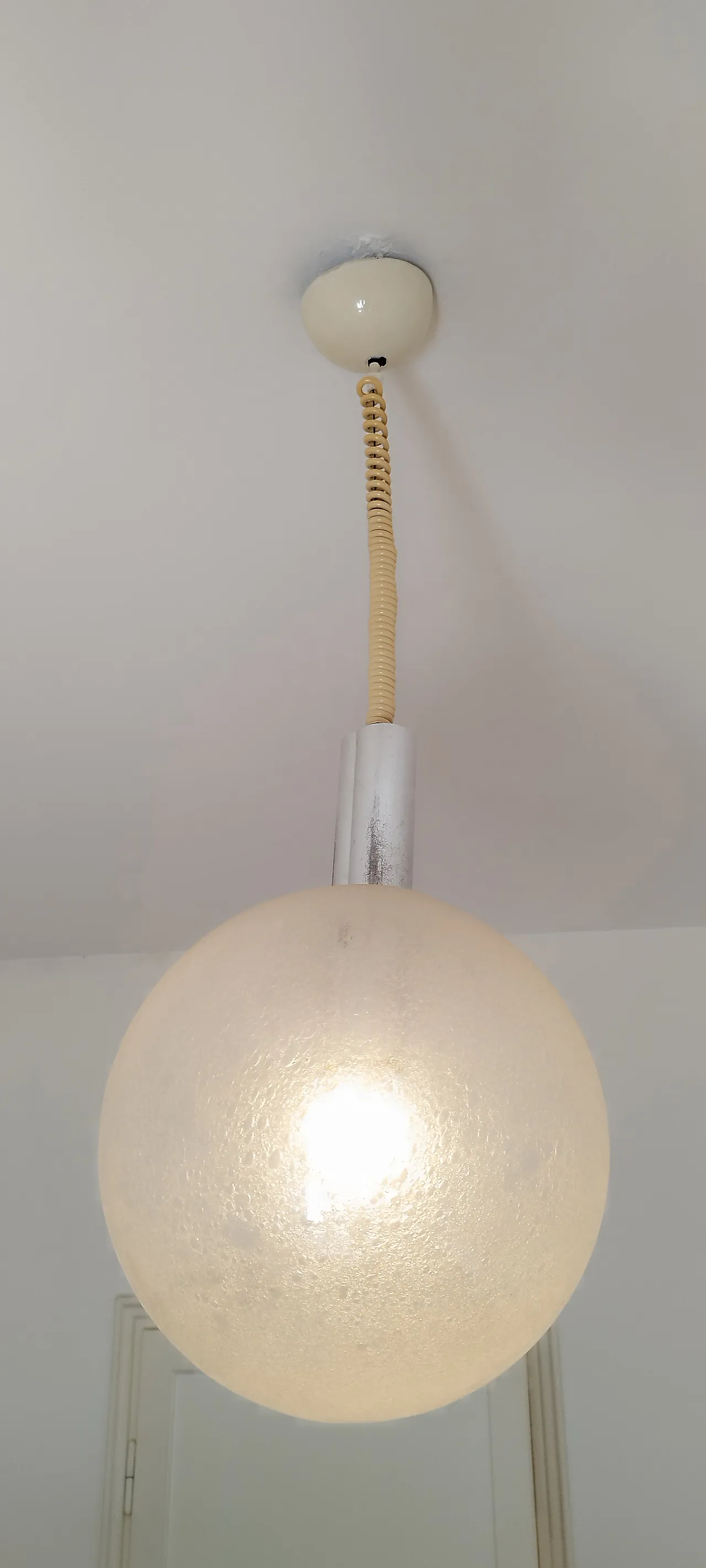 Lampadario Sfera di Tobia & Afra Scarpa per Flos, anni '60 25