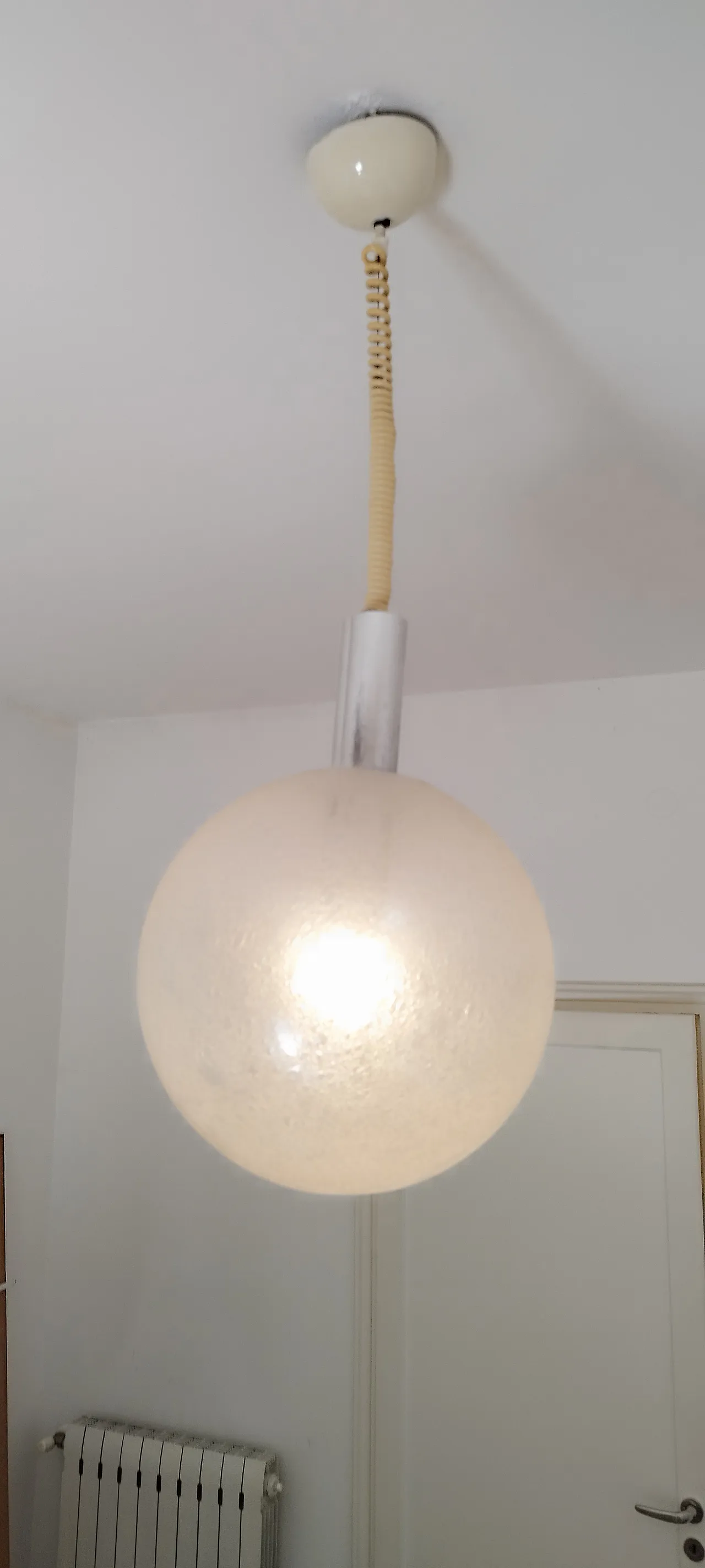 Lampadario Sfera di Tobia & Afra Scarpa per Flos, anni '60 27