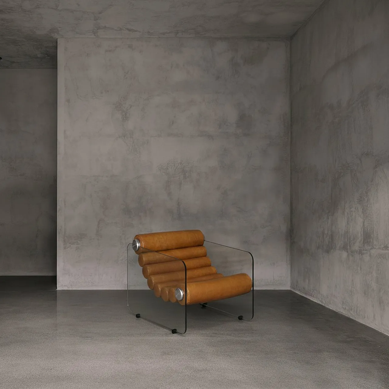 Poltrona Hyaline di Fabio Lenci per Comfortline, anni '70 2