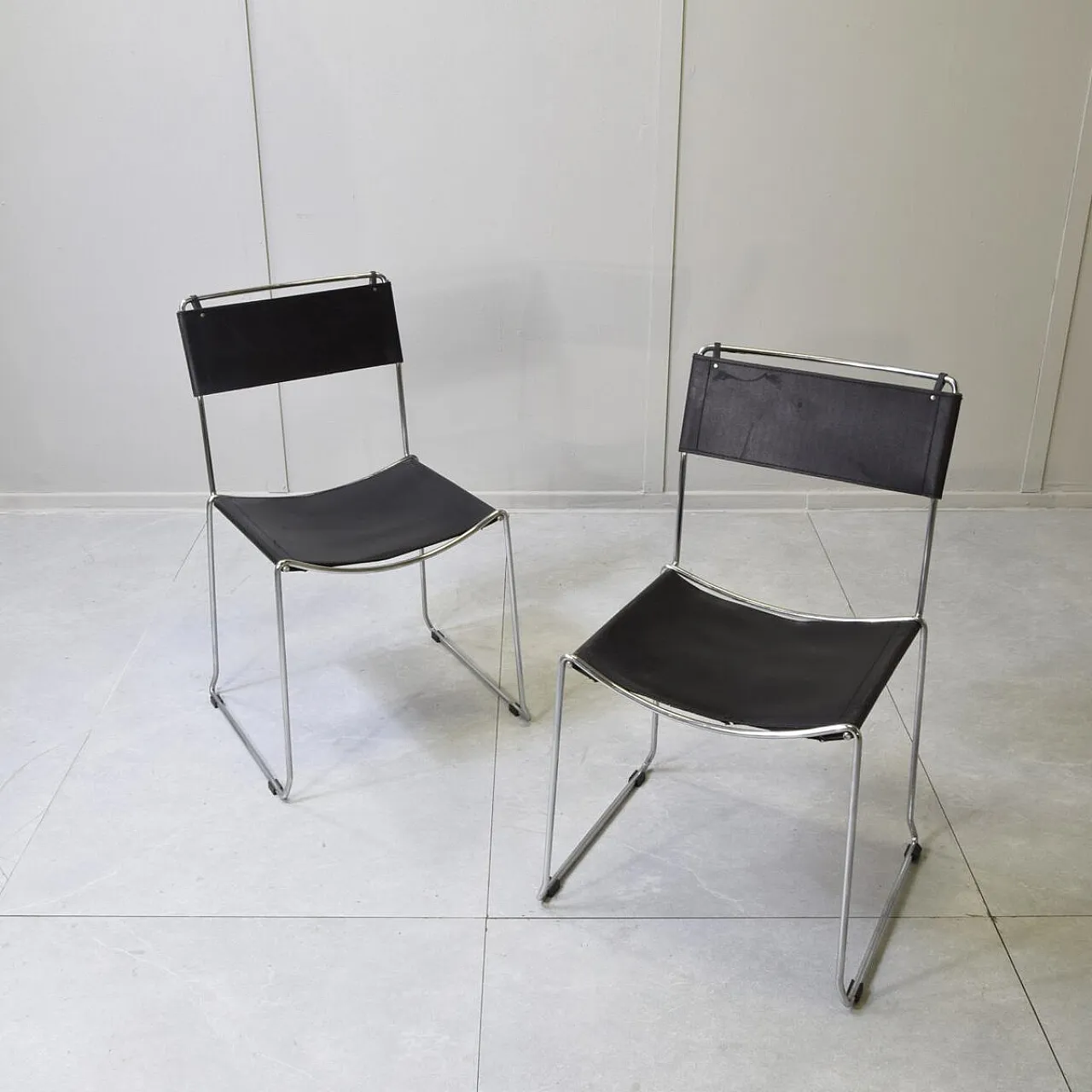 Pair of chairs by Giandomenico Belotti for Alias, 1970s 1