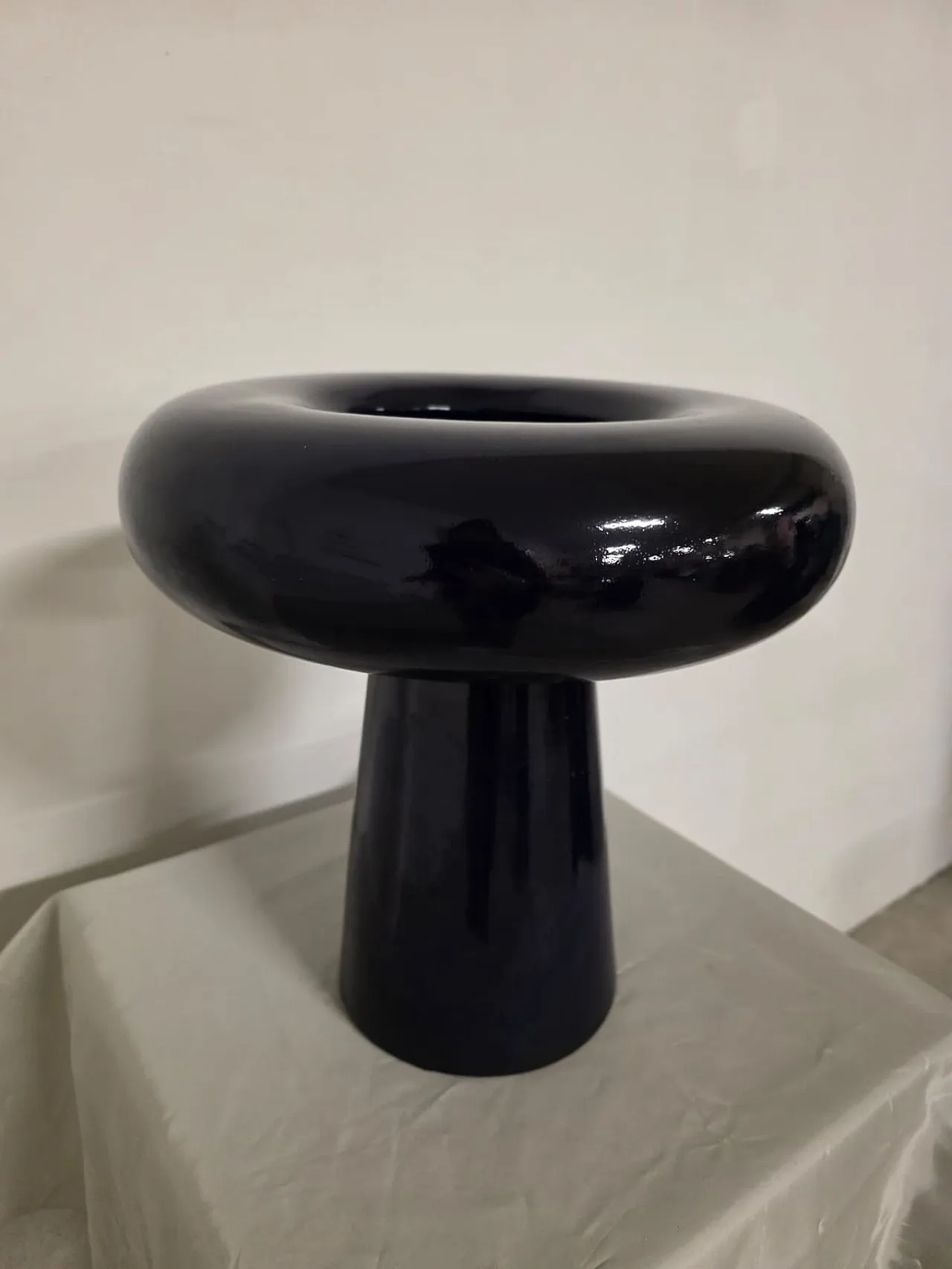 Vaso in ceramica di Gabbianelli, anni '70 4