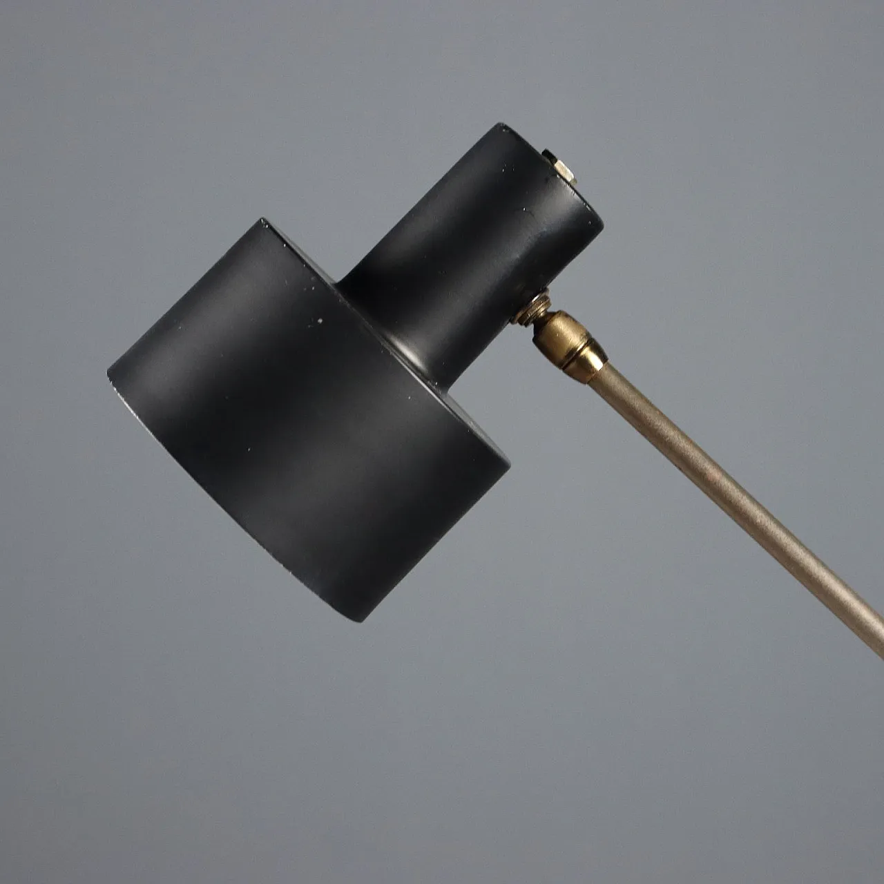 Lampada da terra in marmo, metallo e alluminio, '900 7