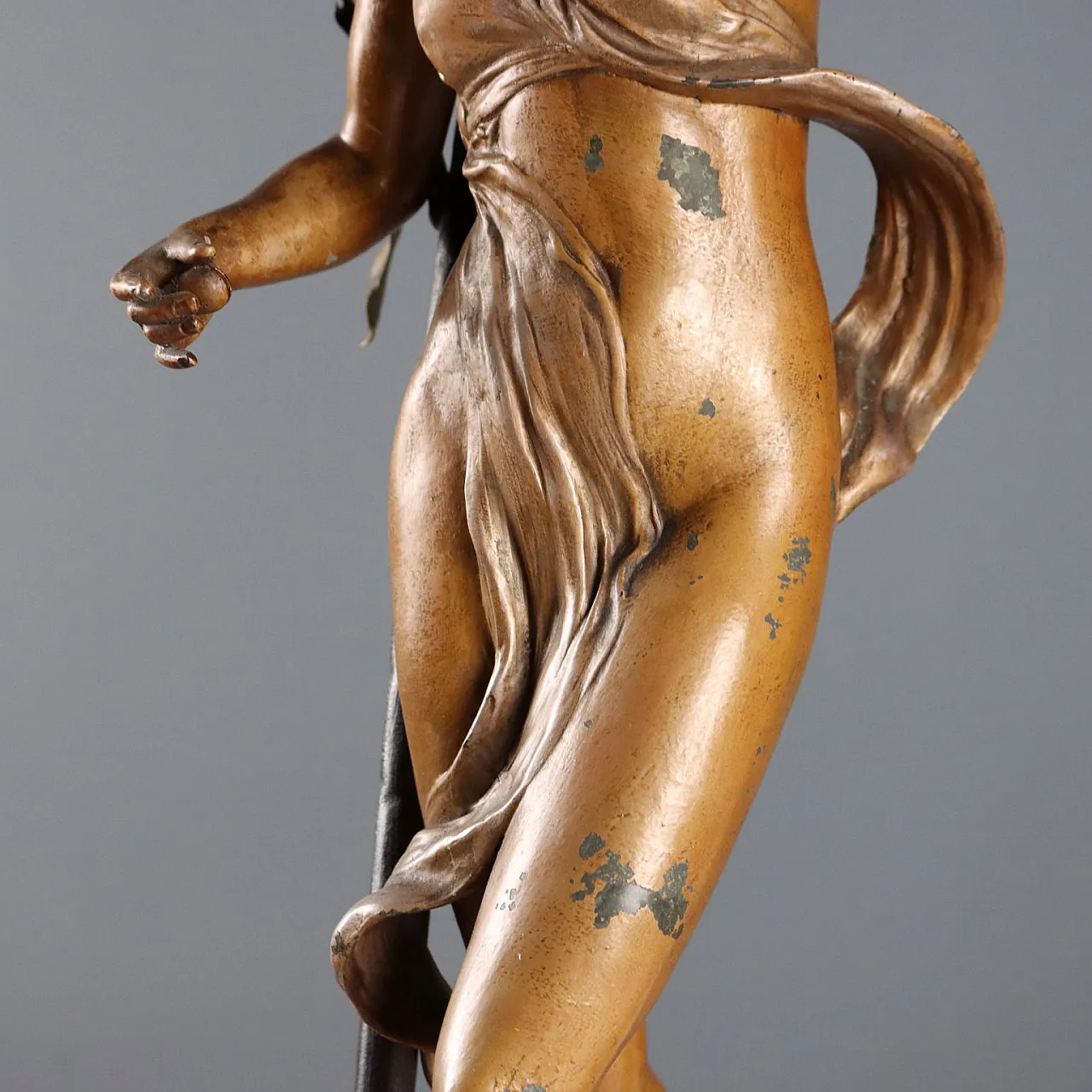 Coppia di lampade in metallo laccato, legno e lamiera, '900 5