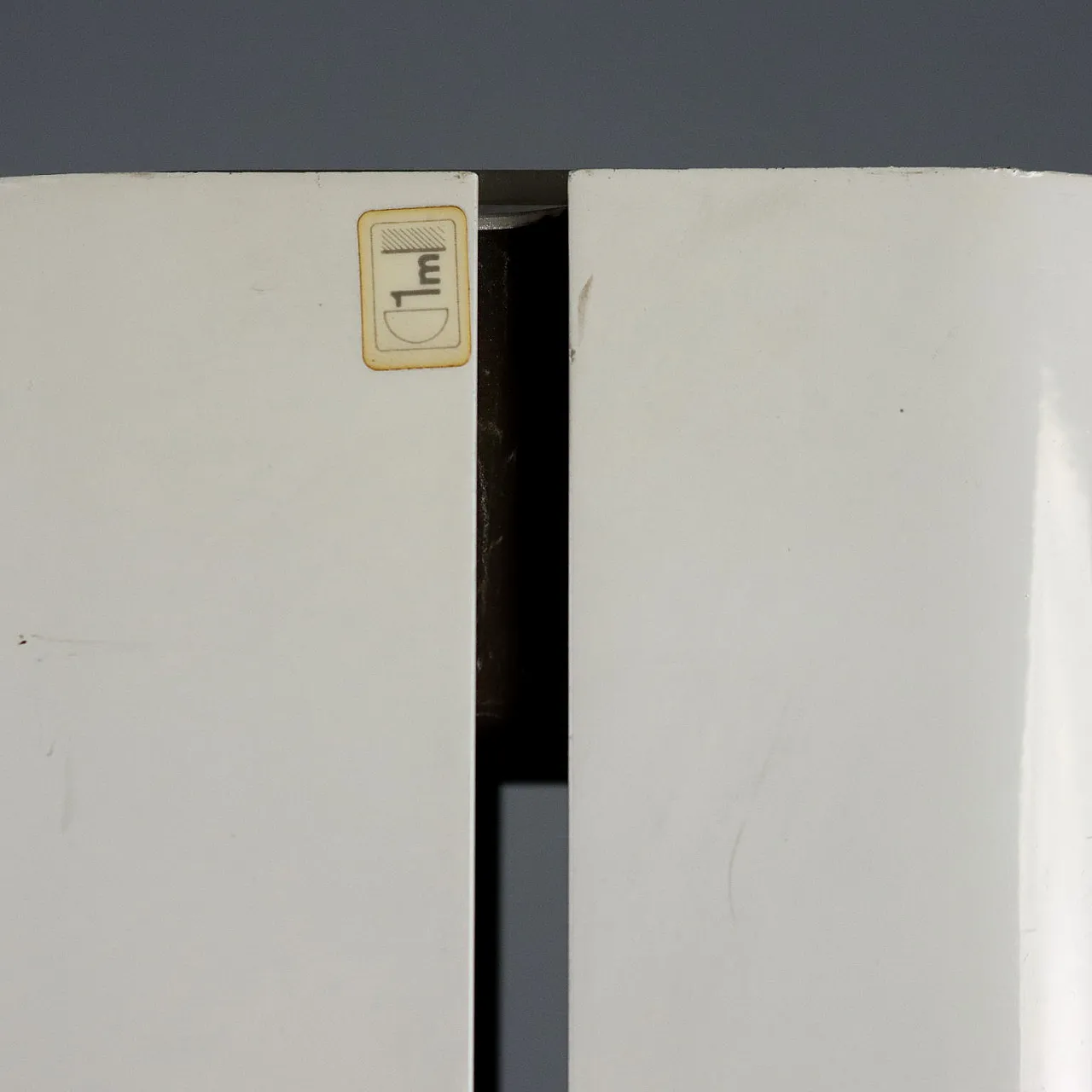 Floor lamp in enameled metal and aluminum, 20th century 8