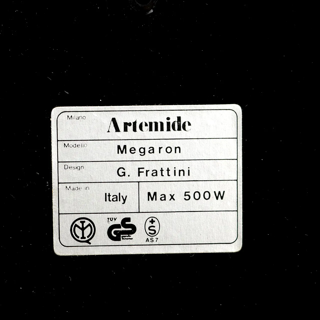 Floor lamp in enameled metal and aluminum, 20th century 9