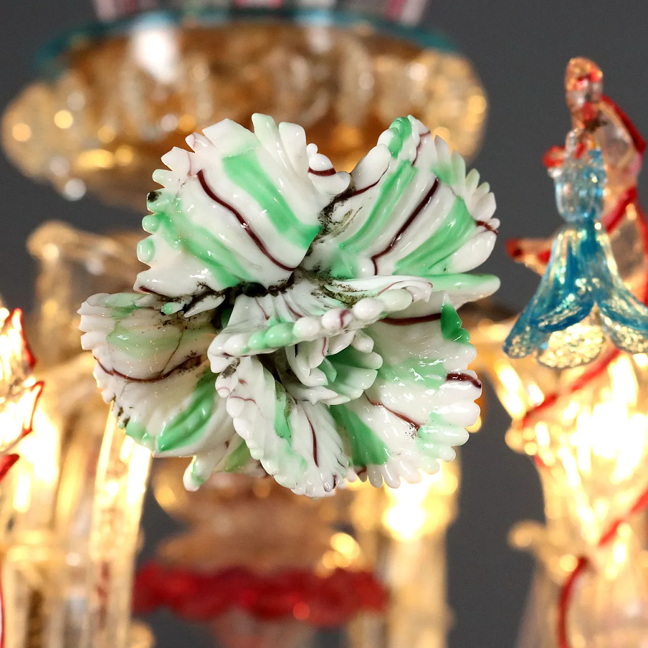 Lampadario in stile Ca' Rezzonico, metà '900 3