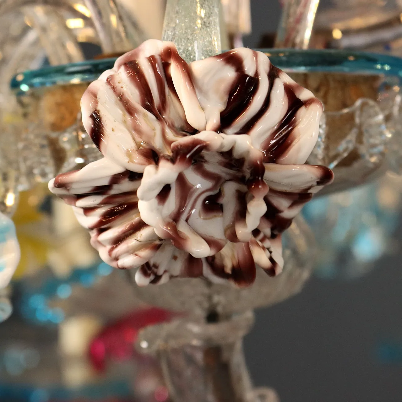 Lampadario in stile Ca' Rezzonico, metà '900 5