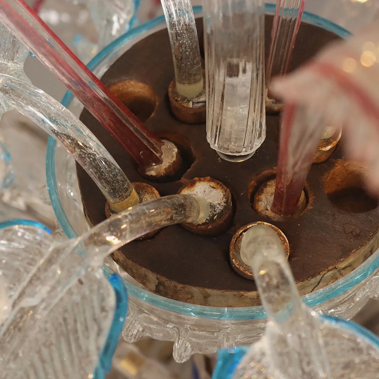 Lampadario in stile Ca' Rezzonico, metà '900 8