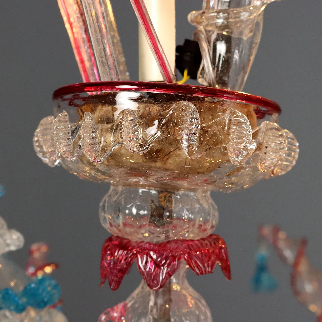 Lampadario in stile Ca' Rezzonico, metà '900 10