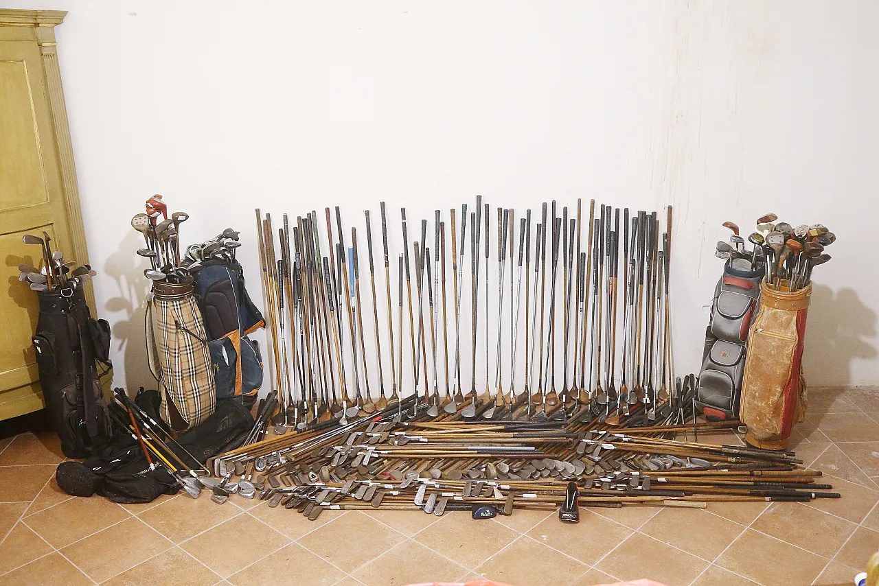 Hickory 369 wood golf clubs, 7 bags, from 1900 to 2000 2