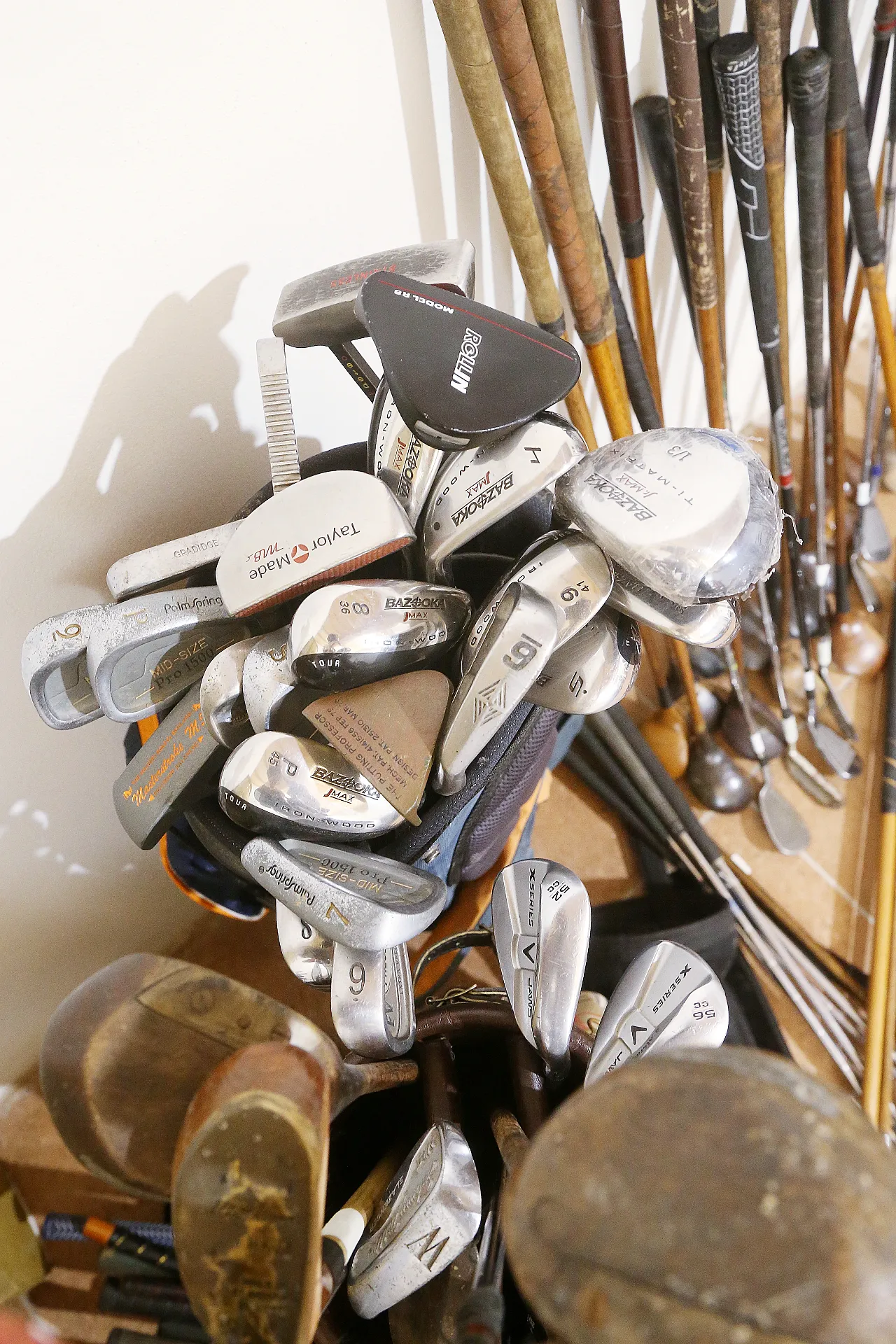 Hickory 369 wood golf clubs, 7 bags, from 1900 to 2000 16