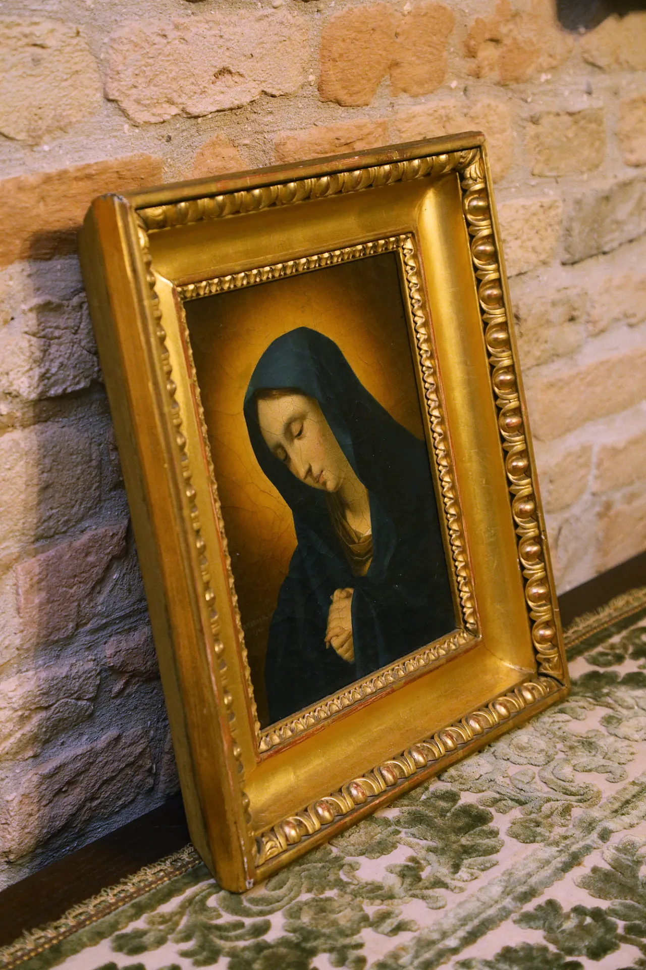 Joseph Weidner Josef oil painting on canvas Virgin Mary signed, 1826 4