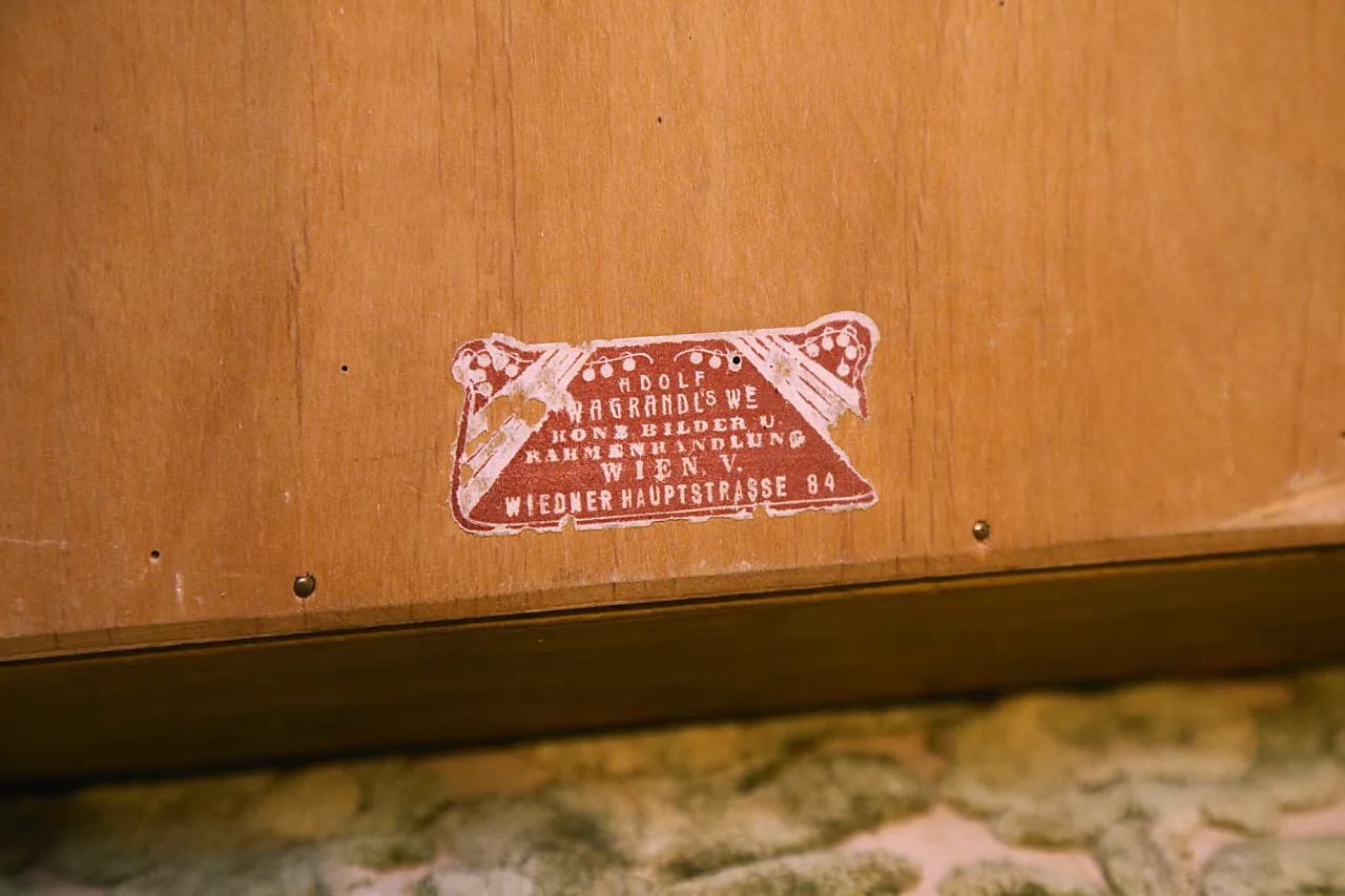 Joseph Weidner Josef oil painting on canvas Virgin Mary signed, 1826 11