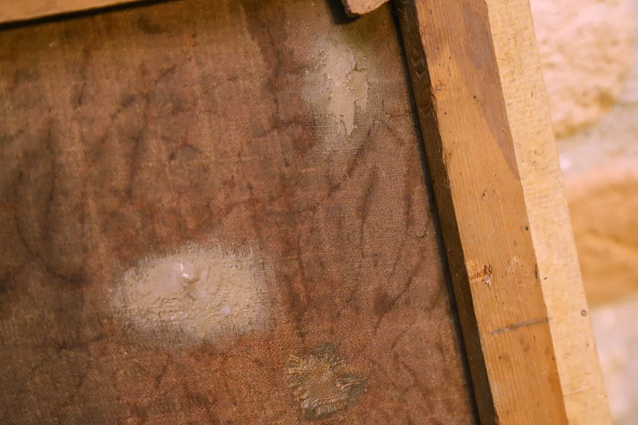 Joseph Weidner Josef oil painting on canvas Virgin Mary signed, 1826 16