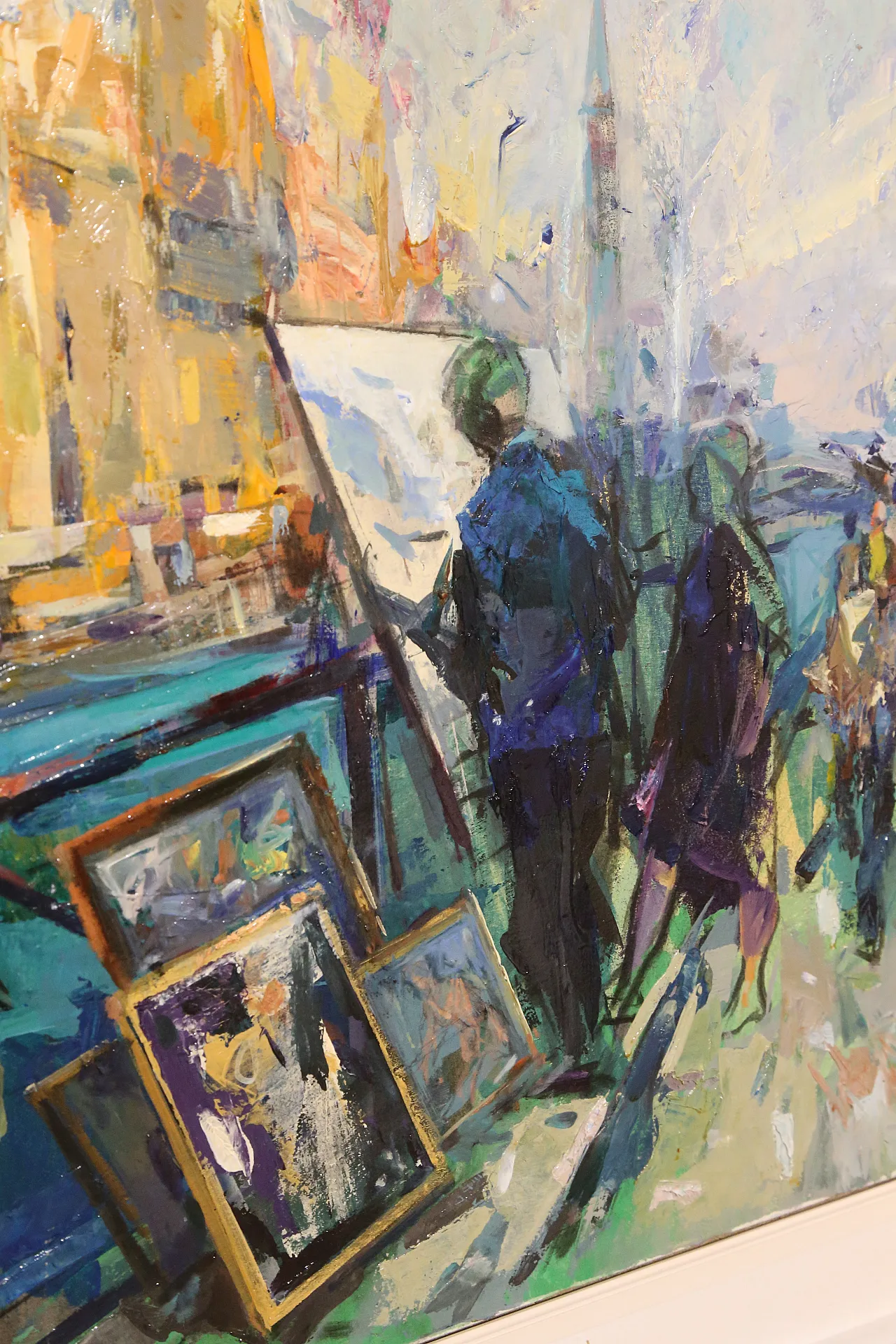 Navigli Milan by Giuseppe Vismara, oil canvas 1990s 18