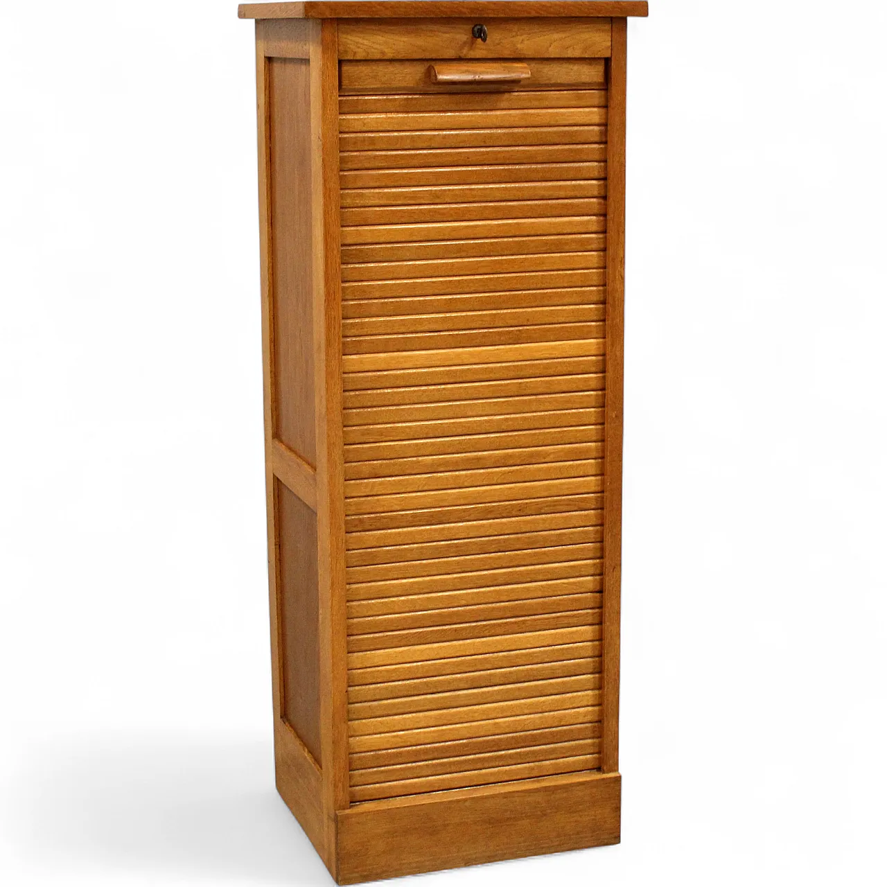 Filing cabinet with oak archive filing shutter, early 1900s 11