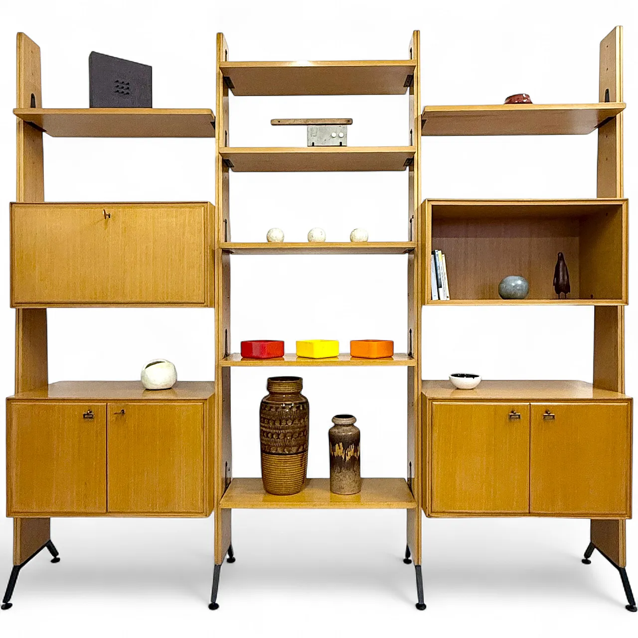 Oak bookcase shelf 6